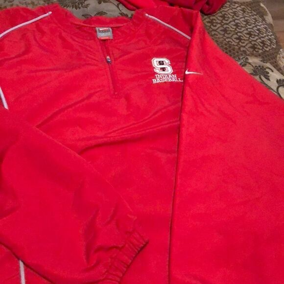 Nike 3/4 zip lined hitting pullover excellent con - Picture 2 of 5